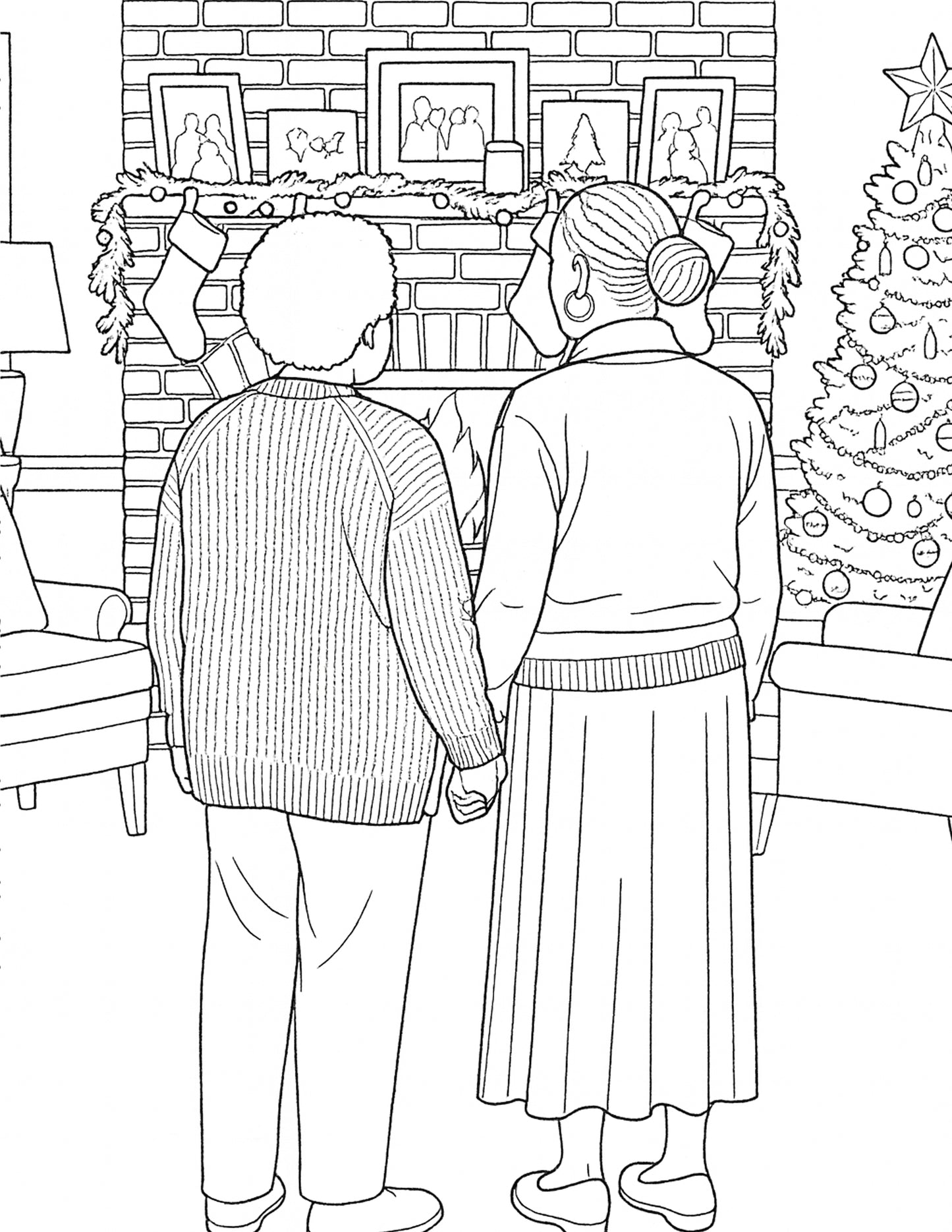 Christmas Coloring Collection for Senior Living